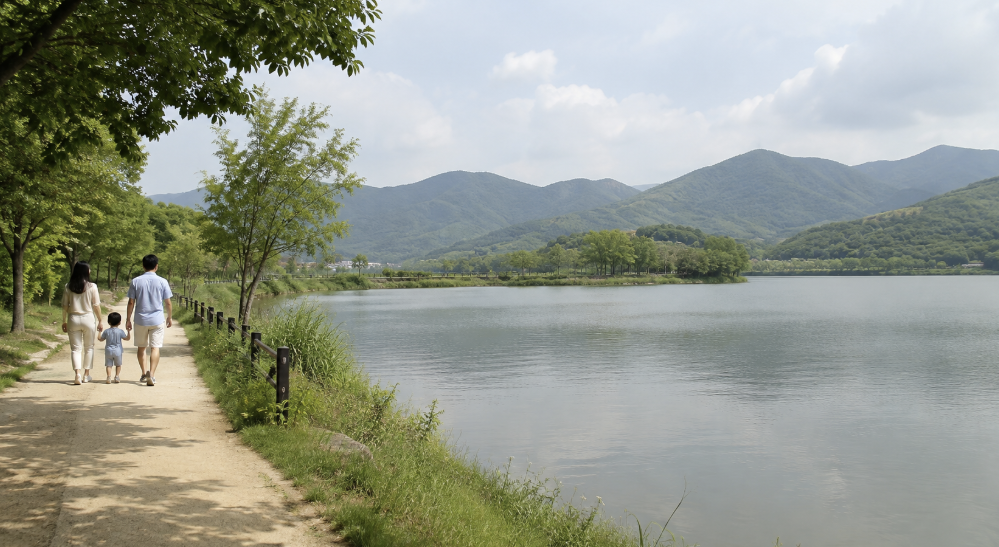 송해공원 옥연지