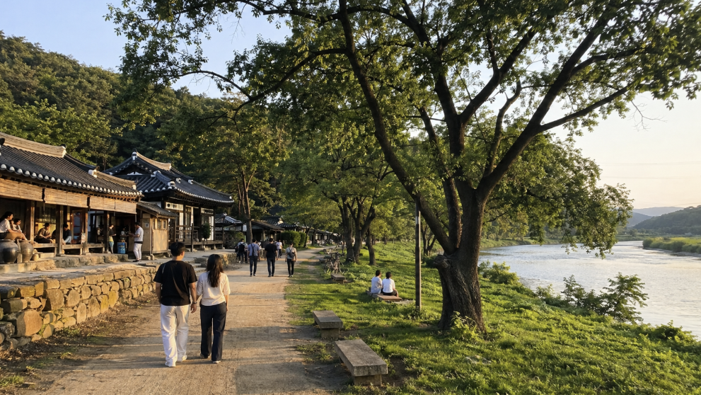 사문진주막촌 화원동산